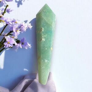 Caribbean‎ Calcite Crystal Meditation Wand